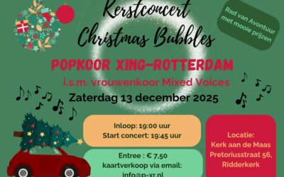 Kaartverkoop gestart Kerstconcert Xing-Rotterdam